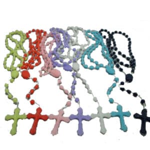 Glow Cross Rosary Necklace with Linked Beads, Rosaries product image 3