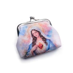 Clasp Rosary Pouch for devotional beads, gift giving, or coin storage