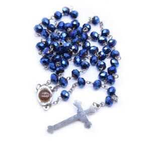 Violet Cross Rosary Necklace for Reflection, Rosaries product image 3