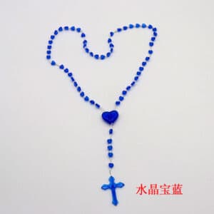Glow Heart Rosary Necklace with Cross Detail, Rosaries product image 3