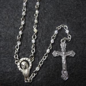 Mini Bead Chain Rosary Necklace with Cross, Rosaries product image 3