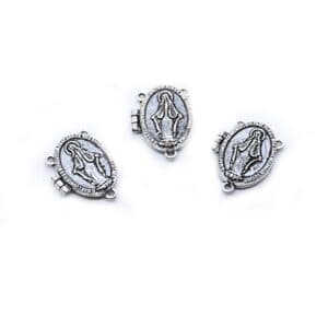 Magnetic Triangle Rosary Connectors for DIY rosary, necklace, and bracelet designs