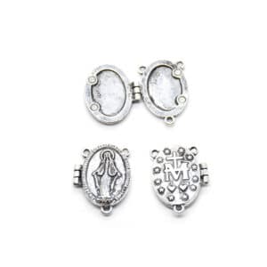 Magnetic Triangle Rosary Connectors for DIY Designs, Rosary Accessories product image 2