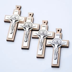 DIY Cross Pendant for Rosary Creations, Rosary Accessories商品图片 5