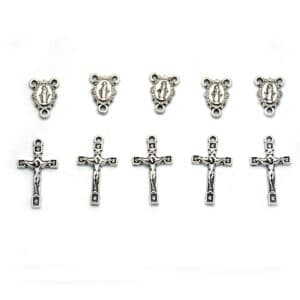 Jerusalem Cross Rosary Pendant for Prayer Jewelry, Rosary Accessories商品图片 2