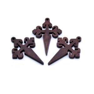 Santiago Cross Rosary Pendants for DIY rosary designs