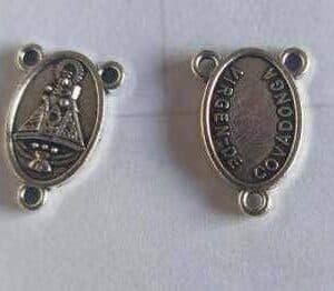 Three-Hole Rosary Connector for DIY bead and rosary arrangements