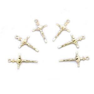 Cross Pendant Rosary Necklace Charms for DIY Designs, Rosary Accessories商品图片 3