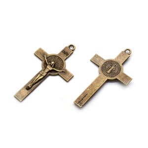 Classic Cross Pendant Rosary Accessory for Devotional Designs, Rosary Accessories商品图片 3