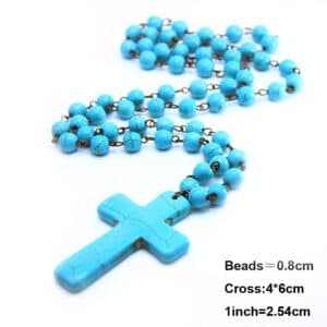 Curved Pin Cross Rosary Accessory for Layered Jewelry, Rosary Accessories商品图片 2