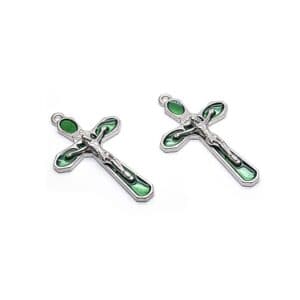 Cross Rosary Pendant Charm for rosary necklaces and DIY jewelry creations