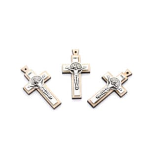 Antique-Style Crucifix Pendants for Rosary Crafting, Rosary Accessories product image 2