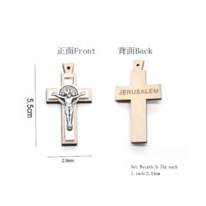 Antique-Style Crucifix Pendants for Rosary Crafting, Rosary Accessories product image 3