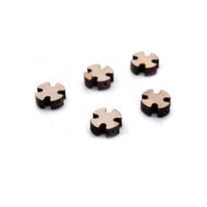 Natural-Tone Cross Charms for Bracelet Making, Rosary Accessories商品图片 3