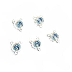 Triangular Rosary Centerpiece with Random Holy Images, Rosary Accessories product image 2