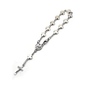 Vintage Cross Bead Rosary Bracelet for Devotional Wear, Rosary Accessories商品图片 4