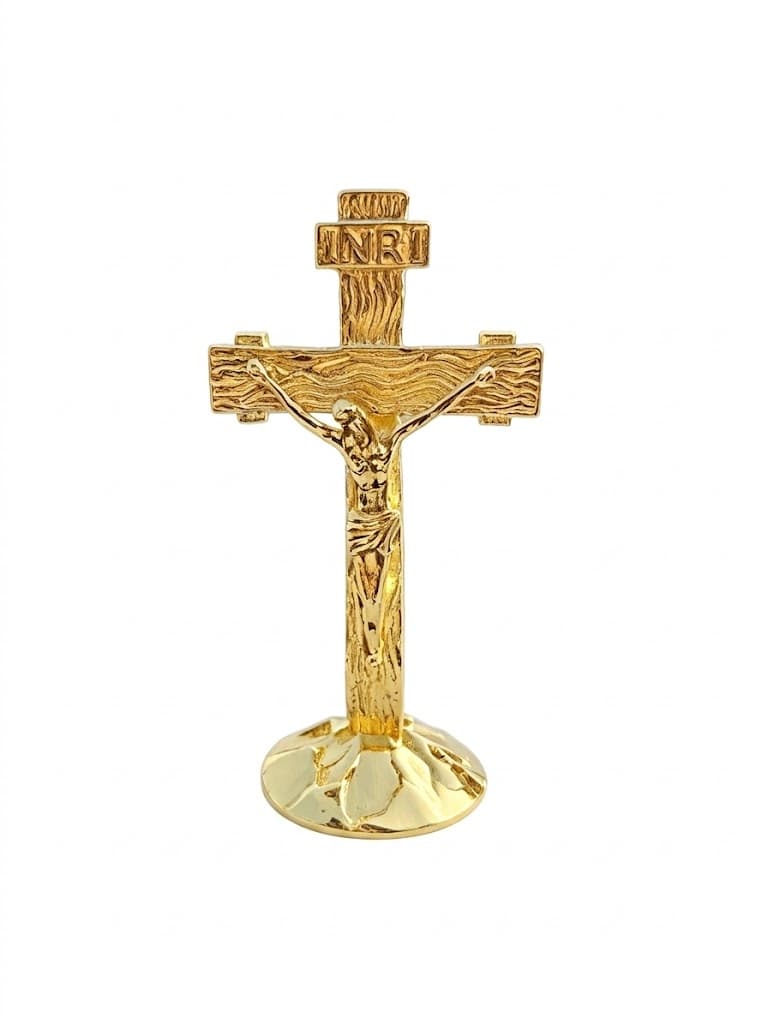 Gold Cross Car Pendant Decorative Display Accent, Cross Car Pendants product image