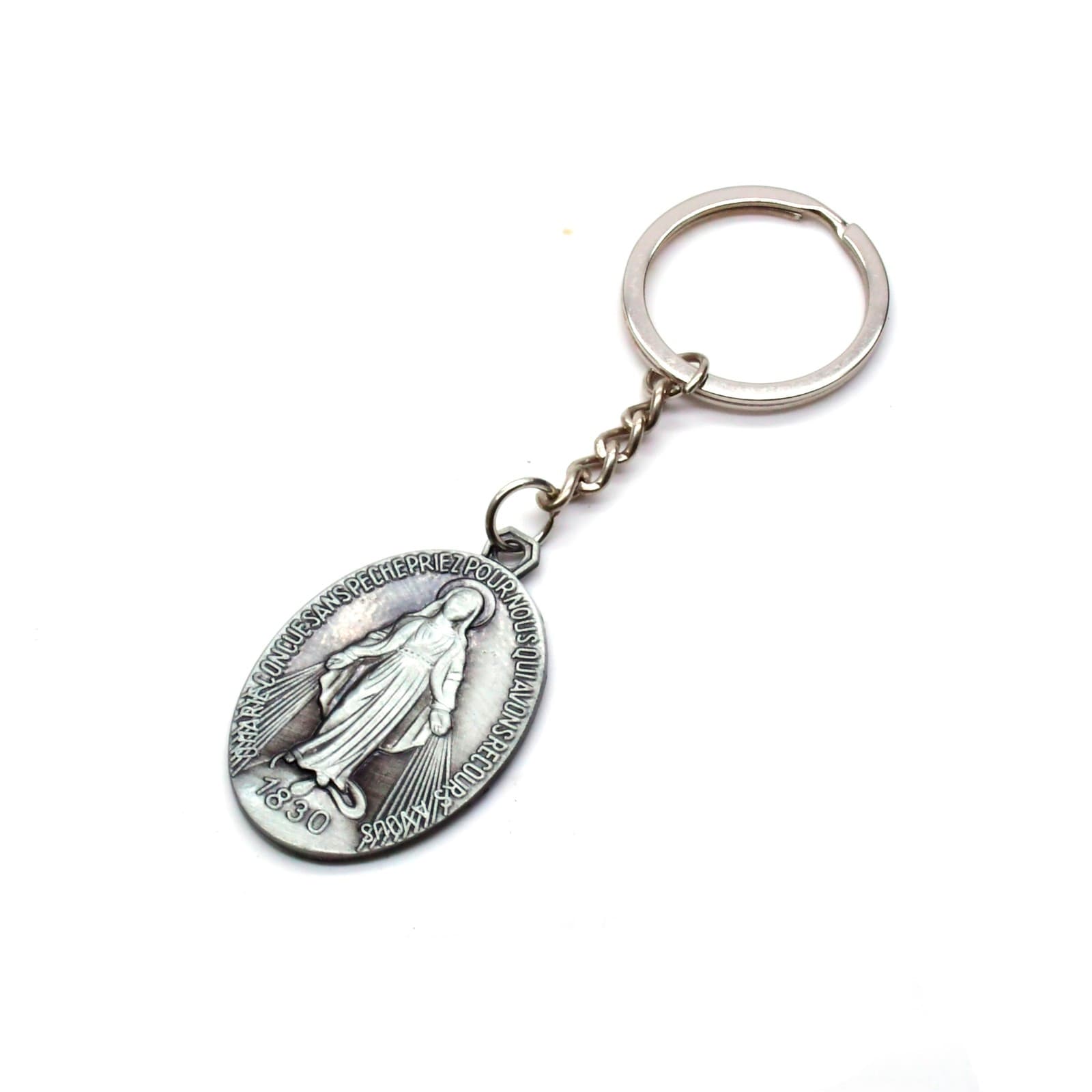 Our Lady Mary Pendant designed as a keyring charm