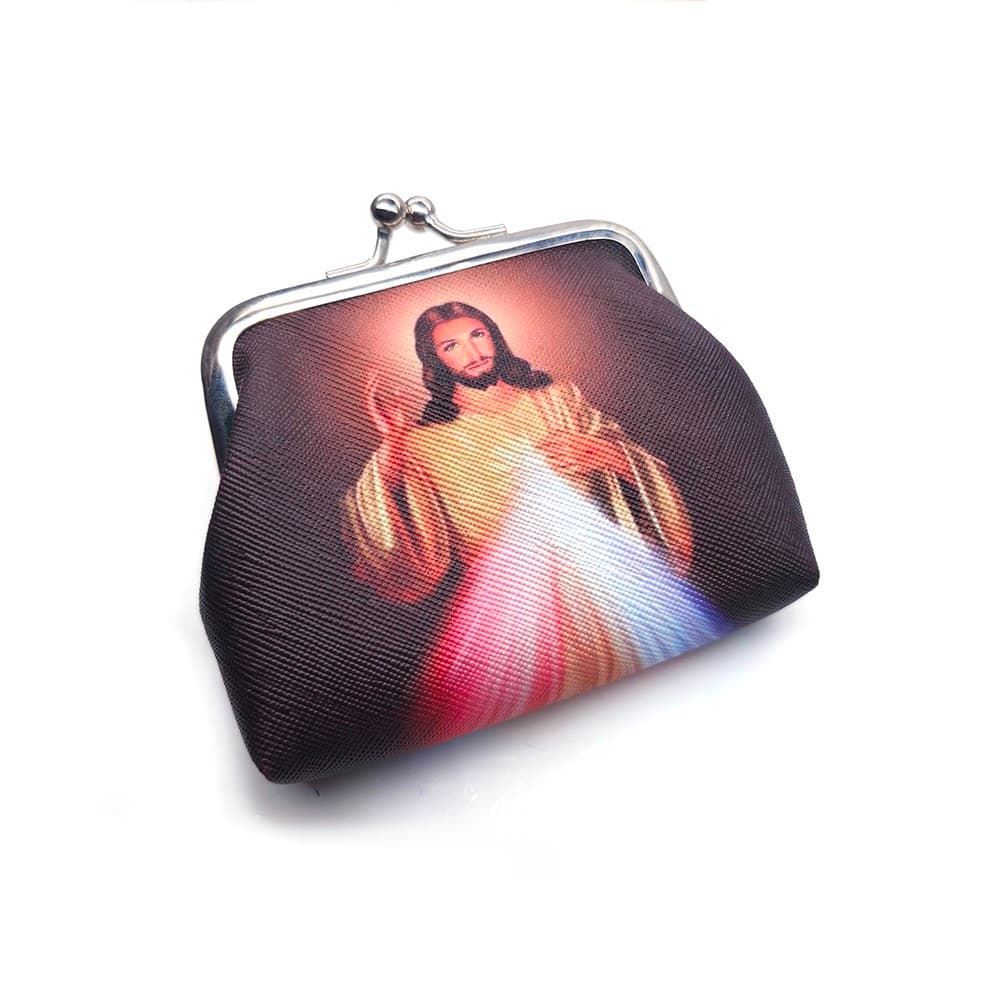 Clasp Rosary Bag for devotional bead storage, gifting, and coin carrying