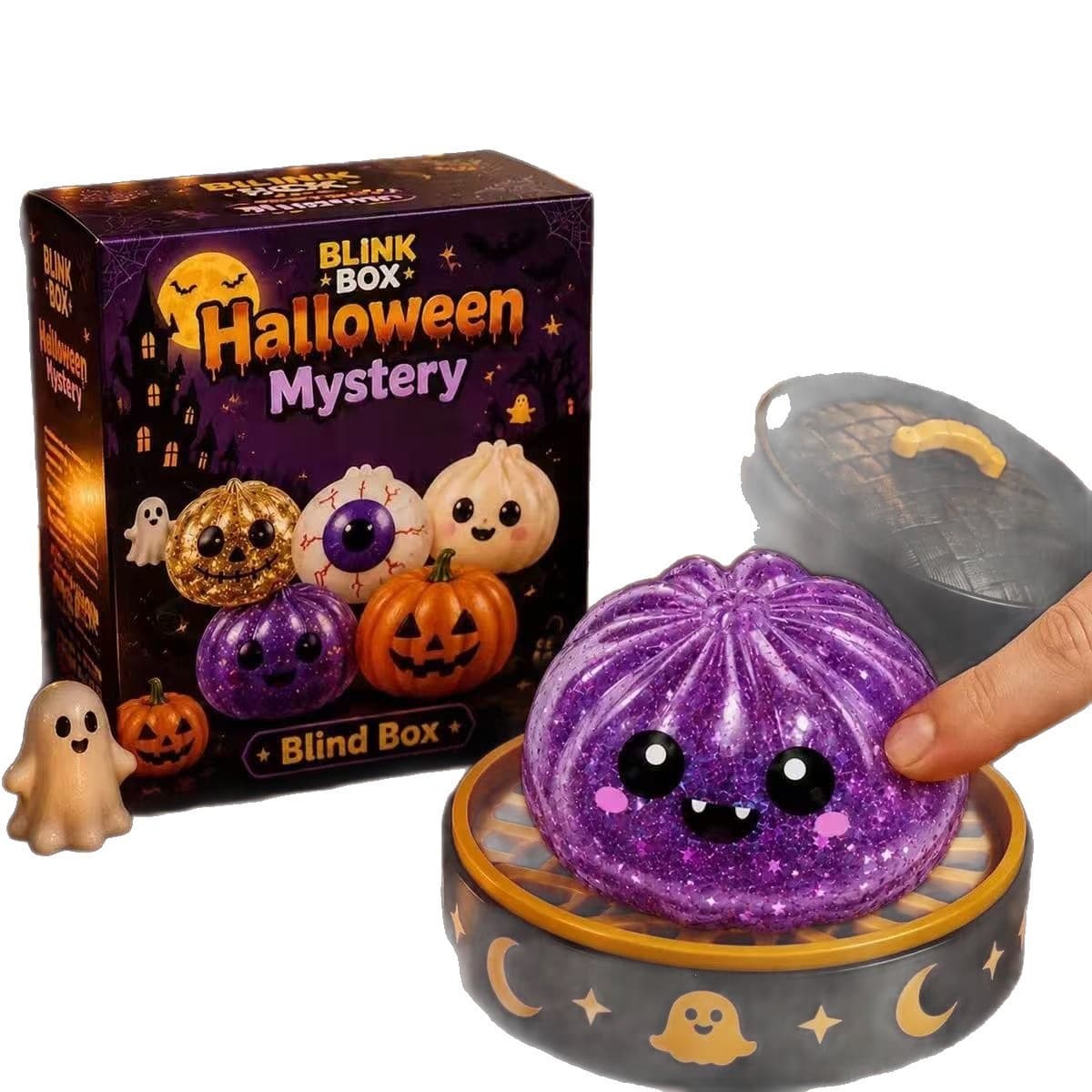 Cross-border for New Practical Quirky Personalized Best-selling Creative Portable Cute Stress-relief Halloween Ghost PU, Christmas Gifts product image